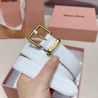 3.0cm Double-Sided Genuine Leather Belt