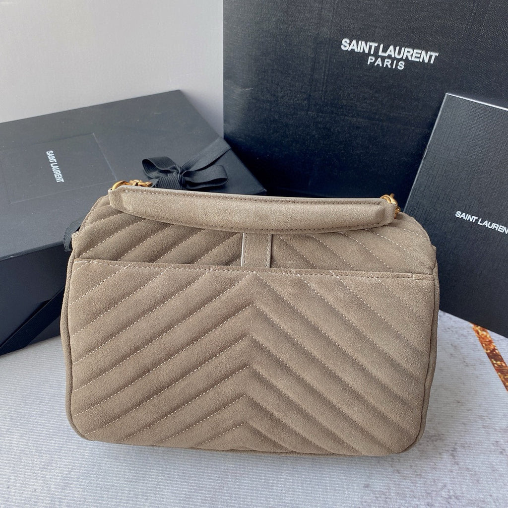 Monogram Messenger Bag | Suede with Tassel Accent