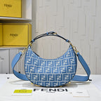 Crescent Shoulder Bag with Strap