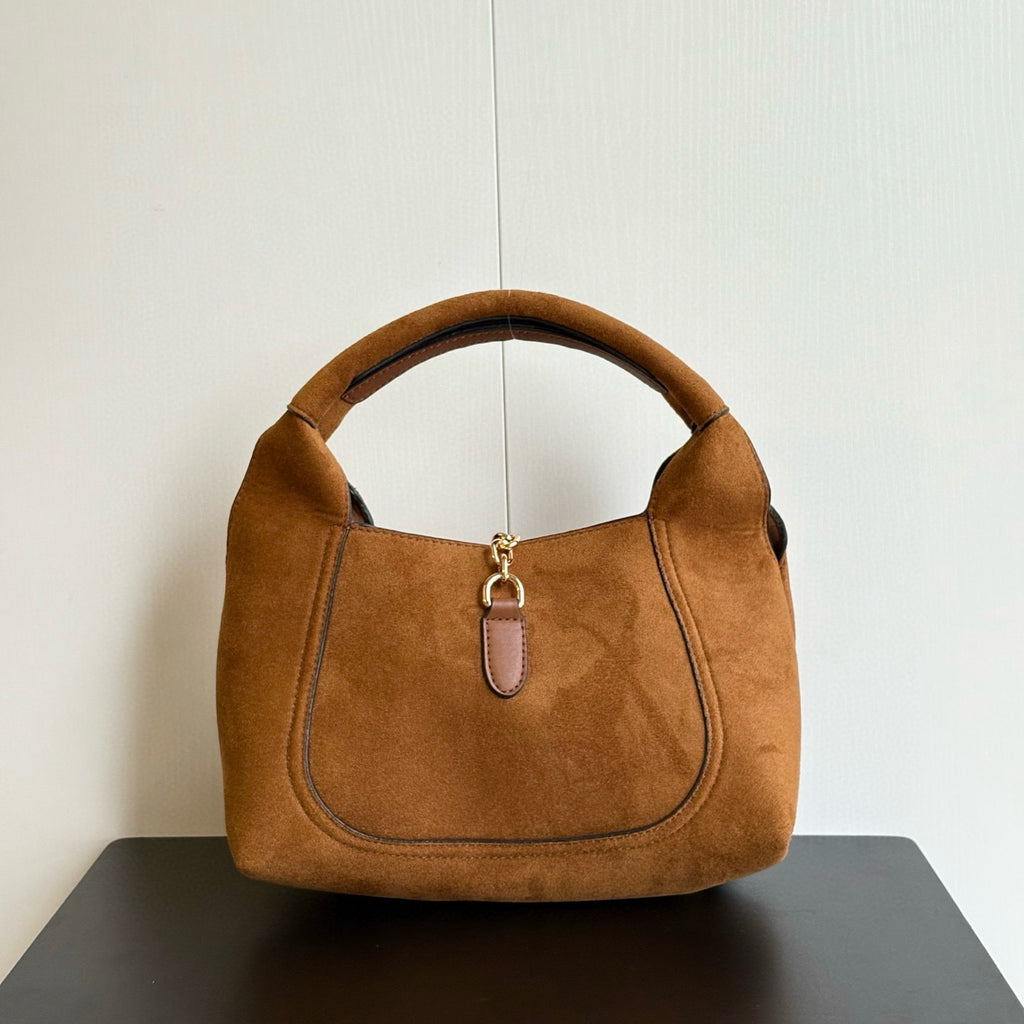 Maxi Suede Shoulder Bag :  Medium