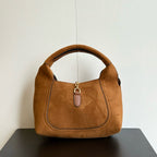 Maxi Suede Shoulder Bag :  Medium