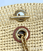 Jamie Raffia Tote Bag | Handwoven Straw ( Top Quality )