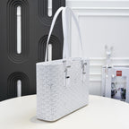 Vintage Tote Bag | Double Zip Design & Adjustable Handles