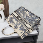 D Book Tote ( Apricot Coconut Grove )