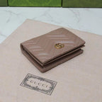 Premium Quilted Leather Card Holder – Compact & Elegant