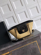 Hand-Woven Summer Basket Tote