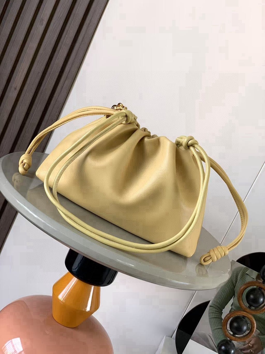 Nappa Leather Flamenco Style Purse - Premium Quality