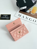 Quilted Card Holder Wallet