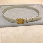 Reversible Taurillon Leather Belt : 2.5 CM