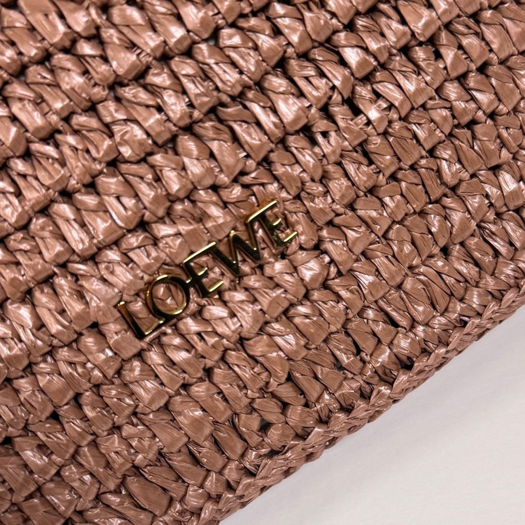 Medium Raffia & Leather Ola Handbag (Premium Quality)