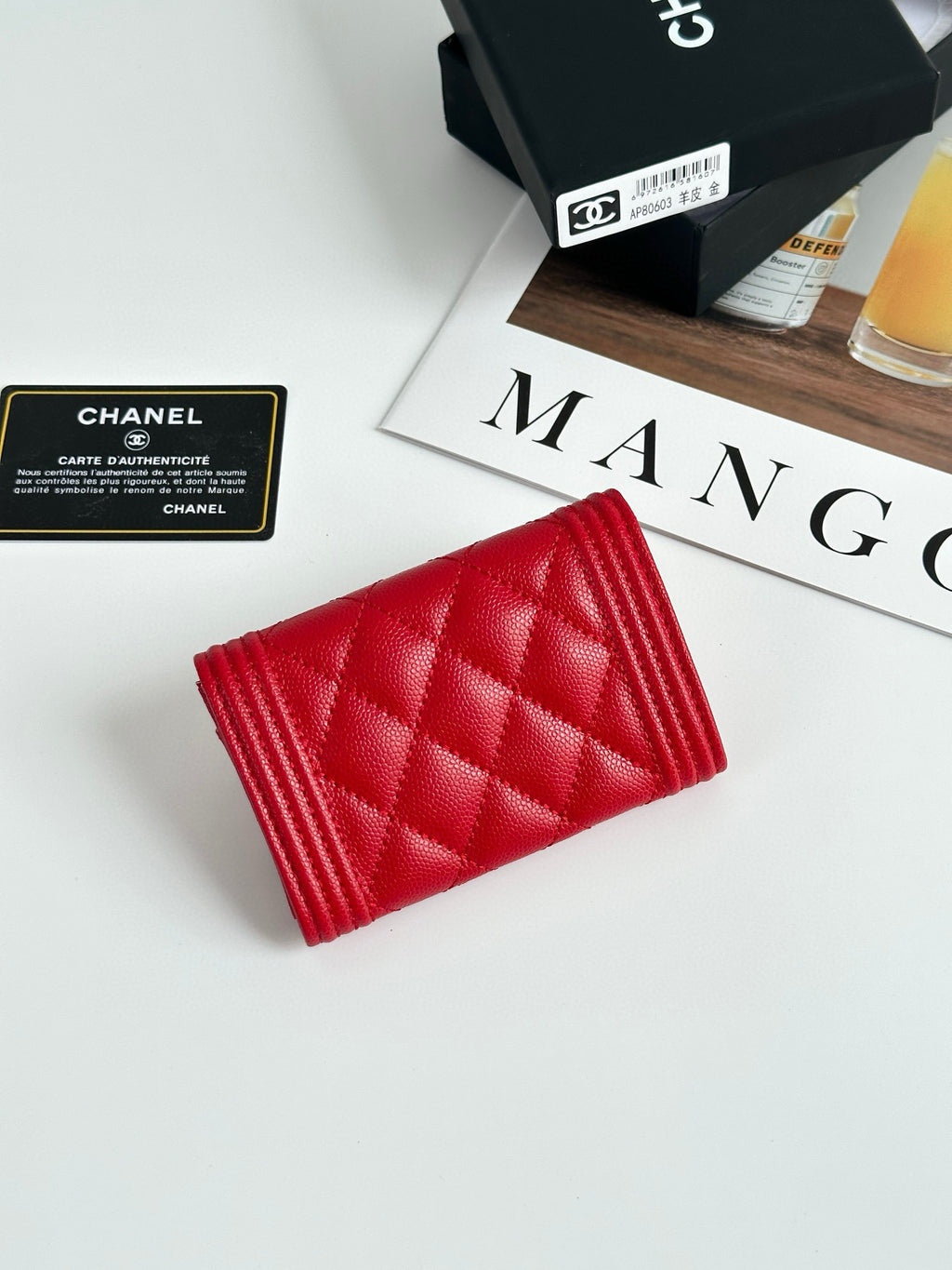 Quilted Card Holder Wallet