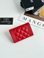 Quilted Card Holder Wallet