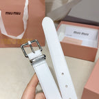 3.0cm Double-Sided Genuine Leather Belt