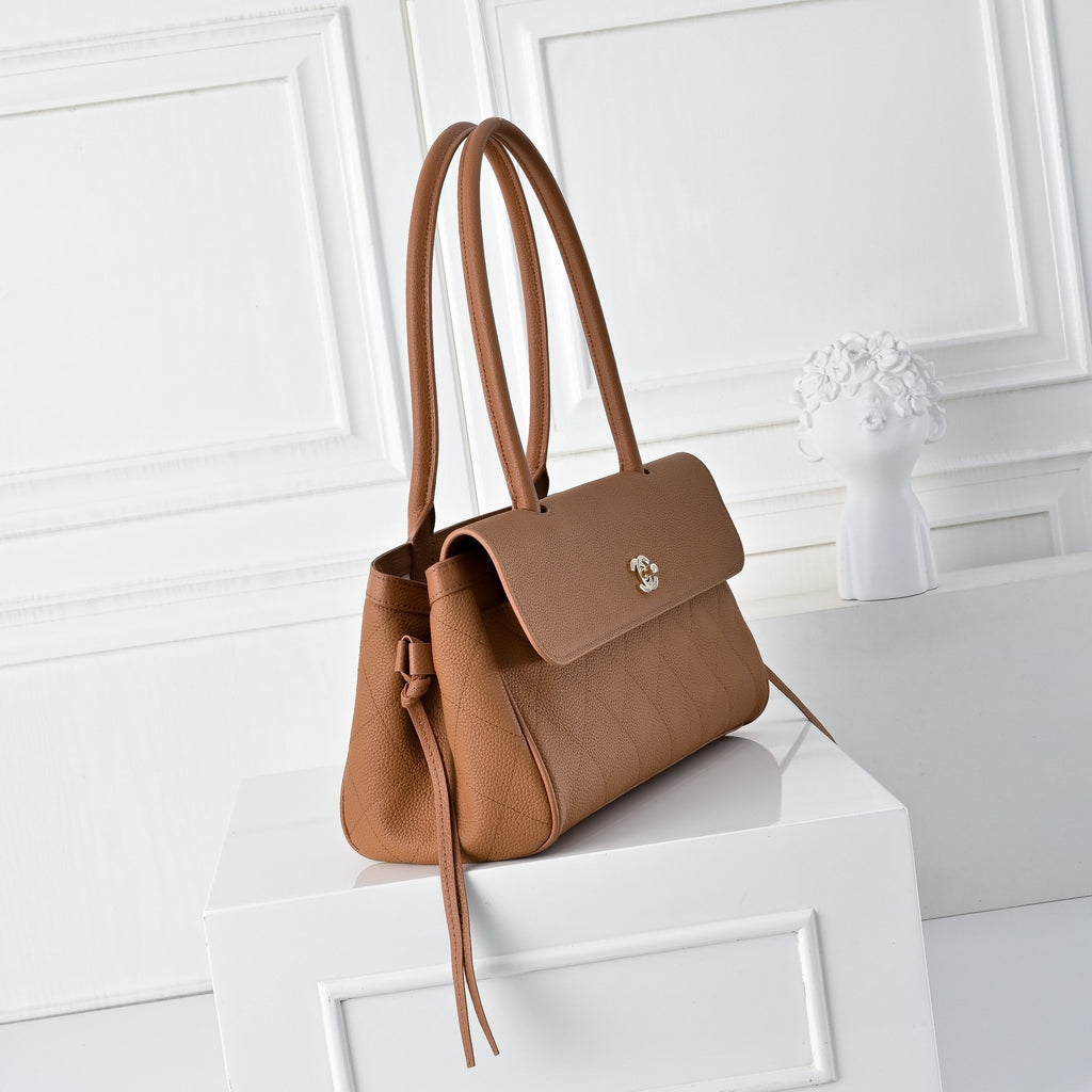 Tote Bag – Togo Leather Luxury Handbag
