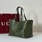 Quilted Leather Tote & Crossbody Bag – (Premium Quality )