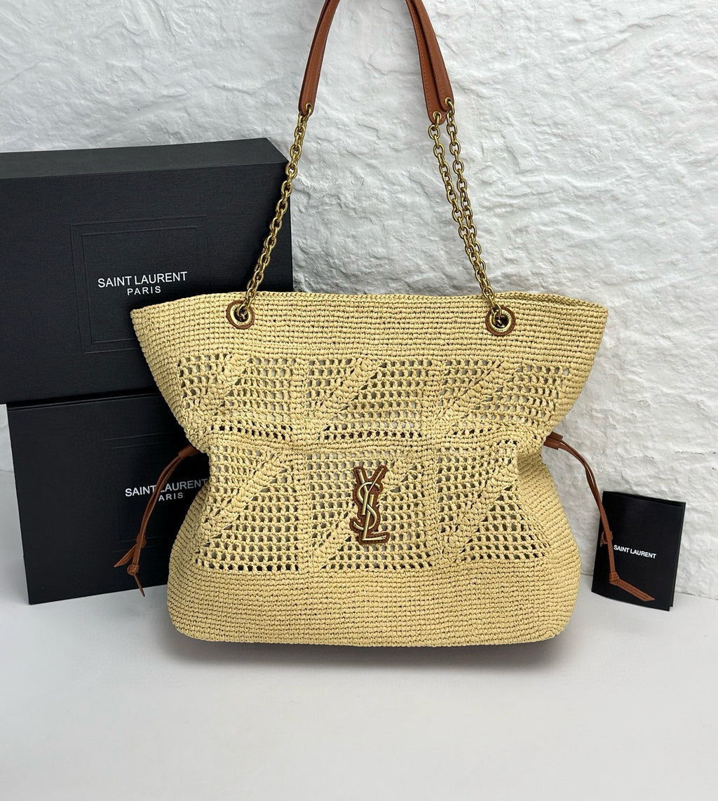 Jamie Raffia Tote Bag | Handwoven Straw ( Top Quality )