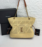 Jamie Raffia Tote Bag | Handwoven Straw ( Top Quality )