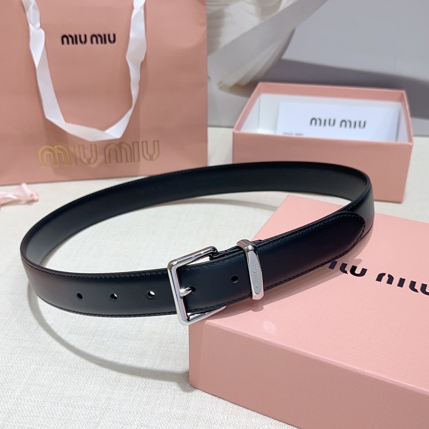 3.0cm Double-Sided Genuine Leather Belt