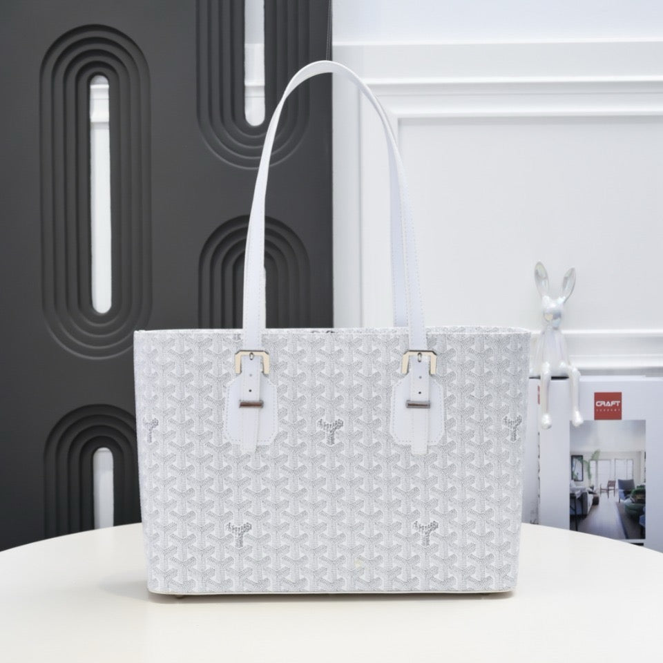 Vintage Tote Bag | Double Zip Design & Adjustable Handles