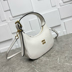 Full-Grain Leather Shoulder Bag – Minimal Chic