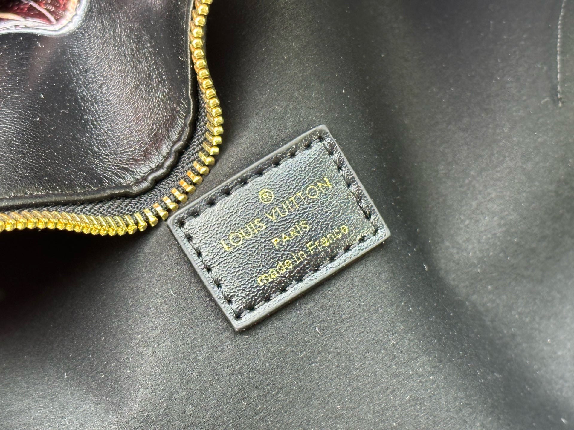 Black Monogram-Textured Discovery Style Backpack – 30-38cm