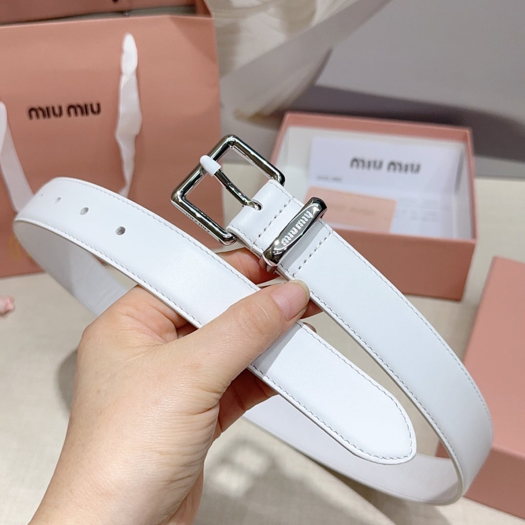 3.0cm Double-Sided Genuine Leather Belt
