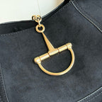 Maxi Suede Shoulder Bag :  Medium