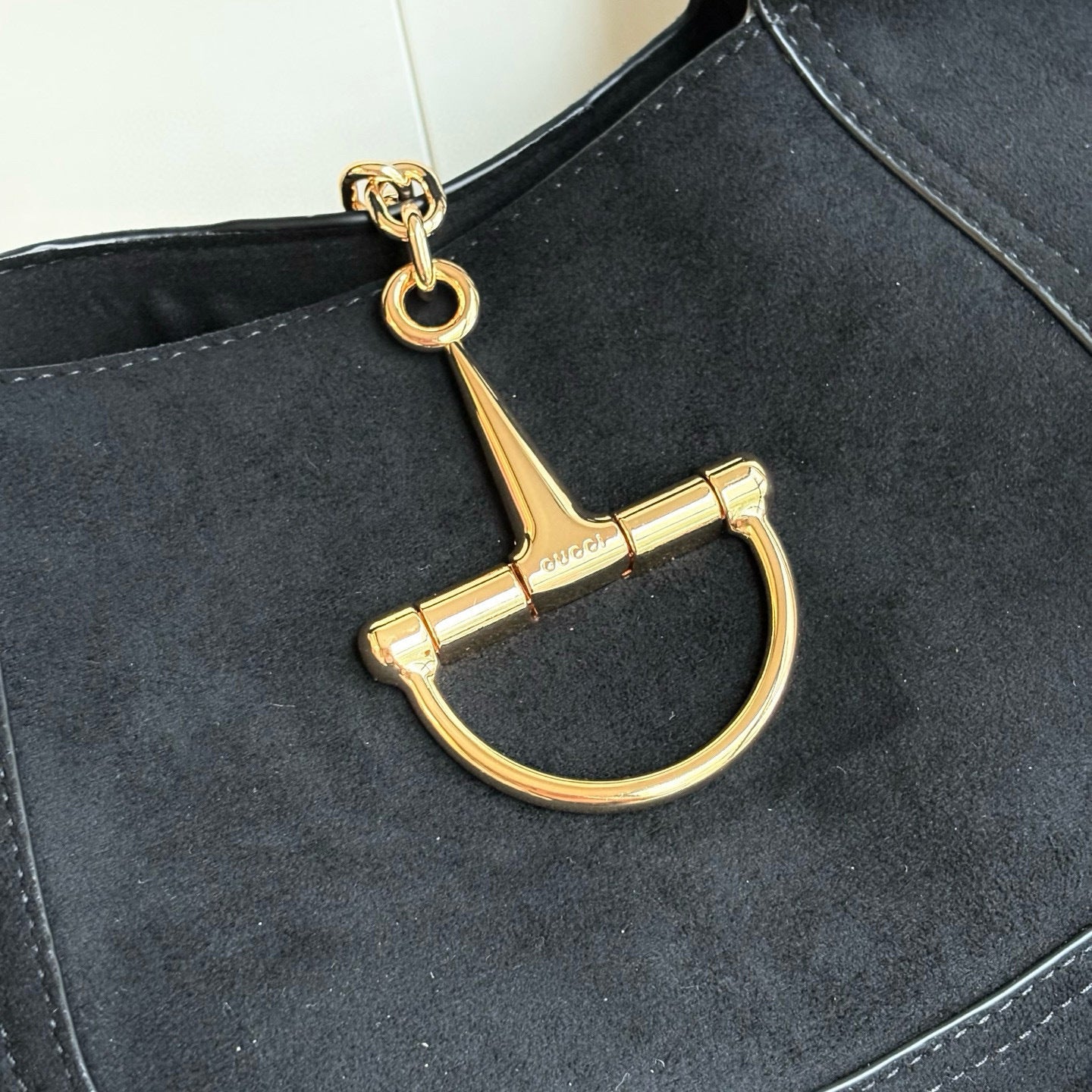 Maxi Suede Shoulder Bag :  Medium