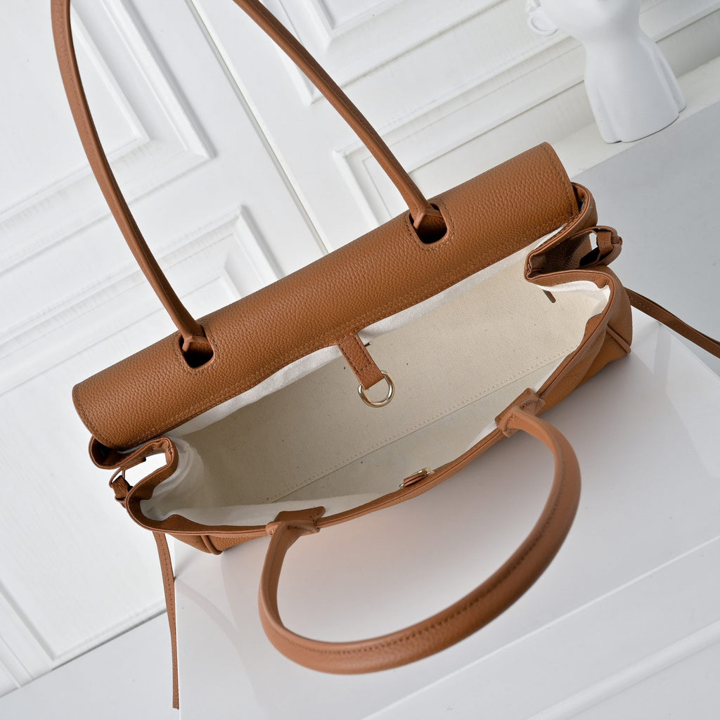 Tote Bag – Togo Leather Luxury Handbag