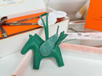 2025 Winged Horse Bag Charm | Crocodile Saddle Detail & Handcrafted Lambskin