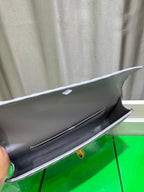 Suede & Nappa Leather Evening Top-Handle Bag