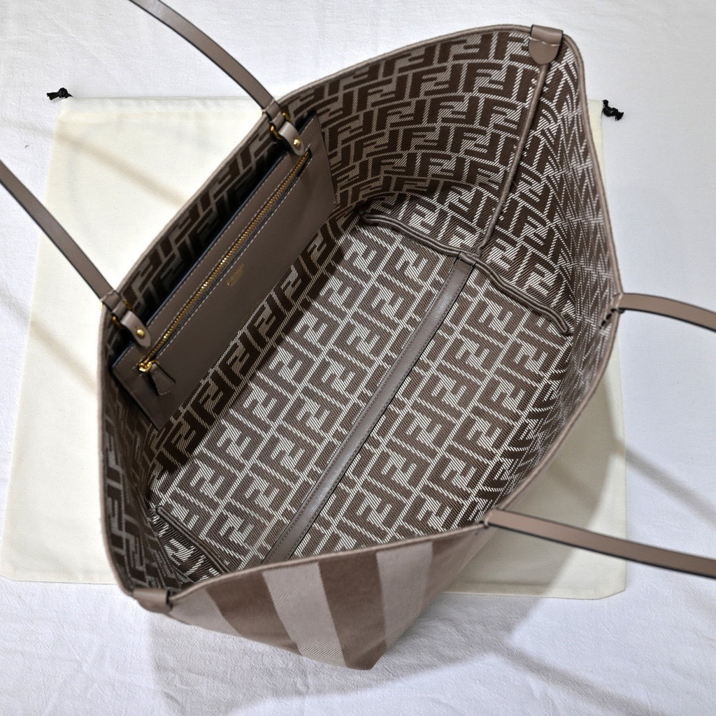 Reversible Canvas Tote Bag