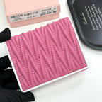 New-Season Compact Tri-Fold Mini Wallet – Embossed Design