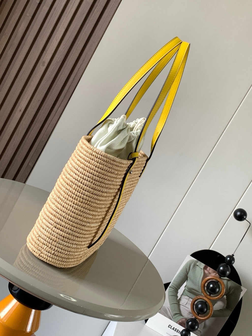 Square Woven Basket Bag –  (Premium Quality)