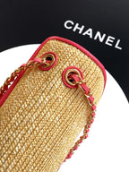 Large Woven Flap Bag   (Premium Quality)