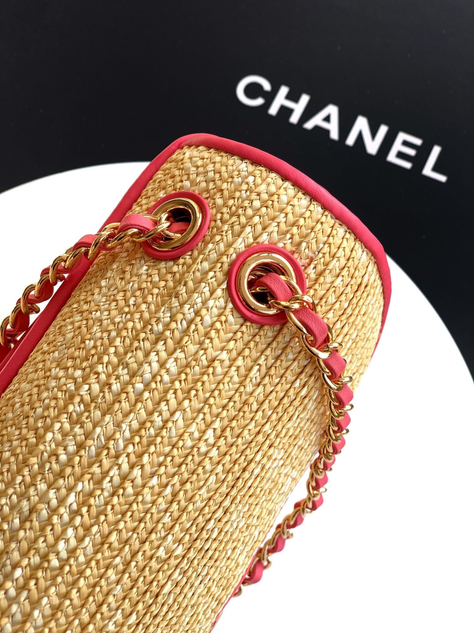 Large Woven Flap Bag   (Premium Quality)