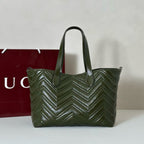Quilted Leather Tote & Crossbody Bag – (Premium Quality )