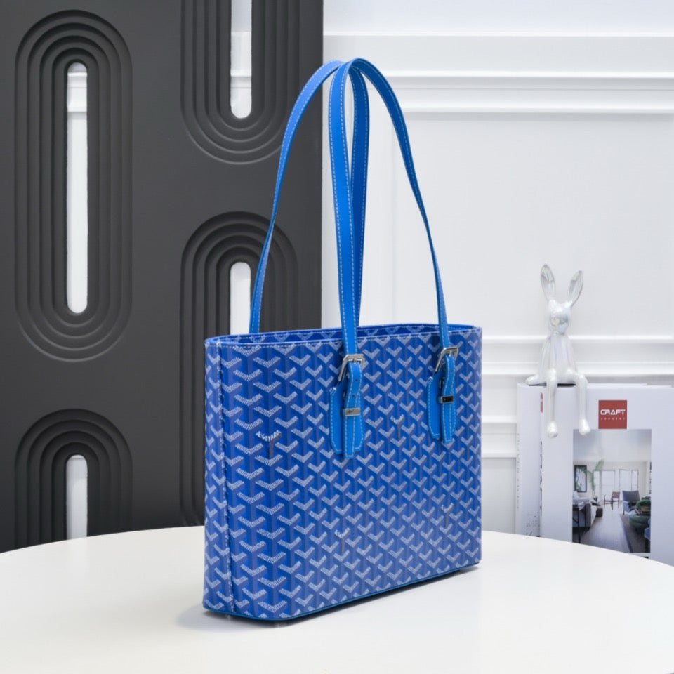 Vintage Tote Bag | Double Zip Design & Adjustable Handles