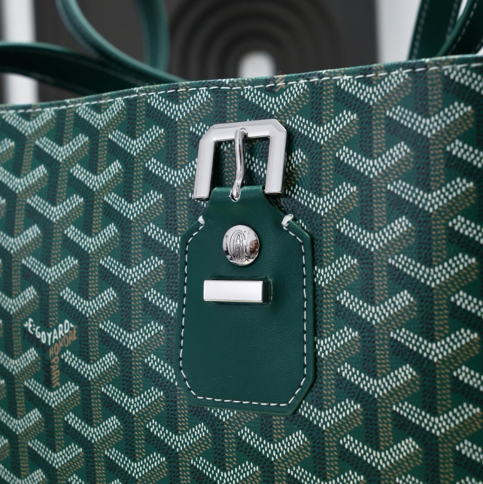 Vintage Tote Bag | Double Zip Design & Adjustable Handles