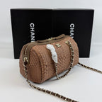 Raffia Bowling Bag | Woven Summer Shoulder Bag