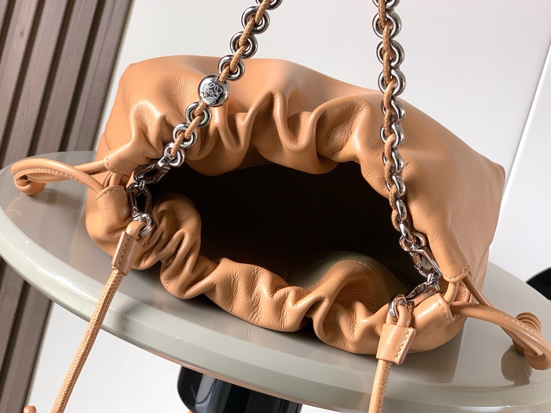 Nappa Leather Flamenco Style Purse - Premium Quality