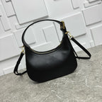 Full-Grain Leather Shoulder Bag – Minimal Chic