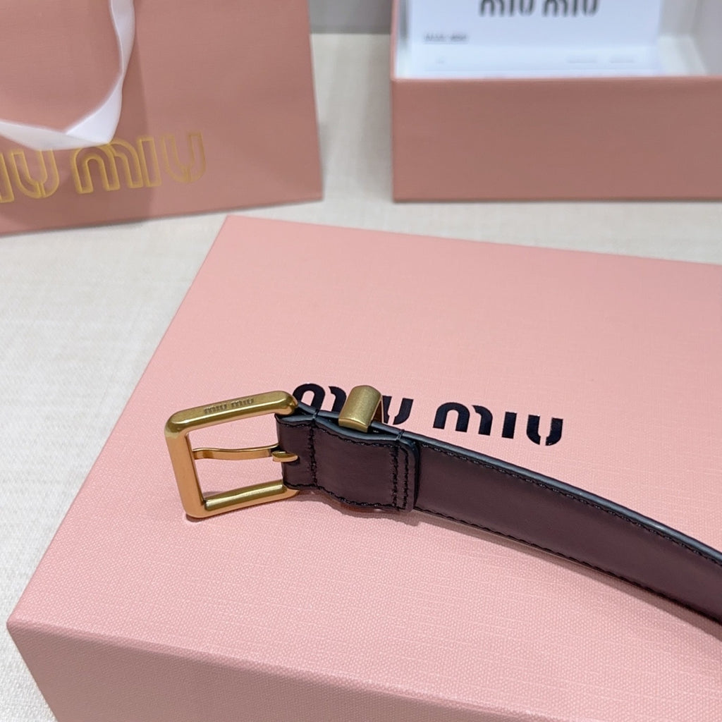 3.0cm Double-Sided Genuine Leather Belt