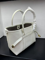 Premium Leather Vintage-Style Top-Handle Tote Bag