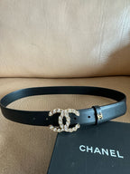 Classic Double Logo Chain Belt (Red)