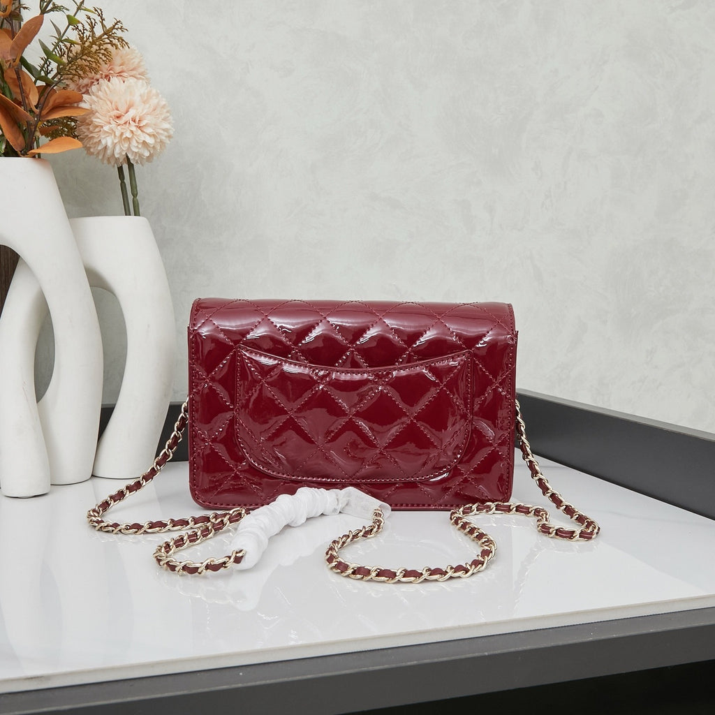 Patent Leather WOC Chain Bag