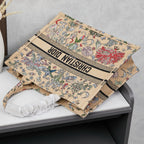 D Book Tote ( Apricot Ocean World )