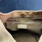 Quilted Suede shoulder bag