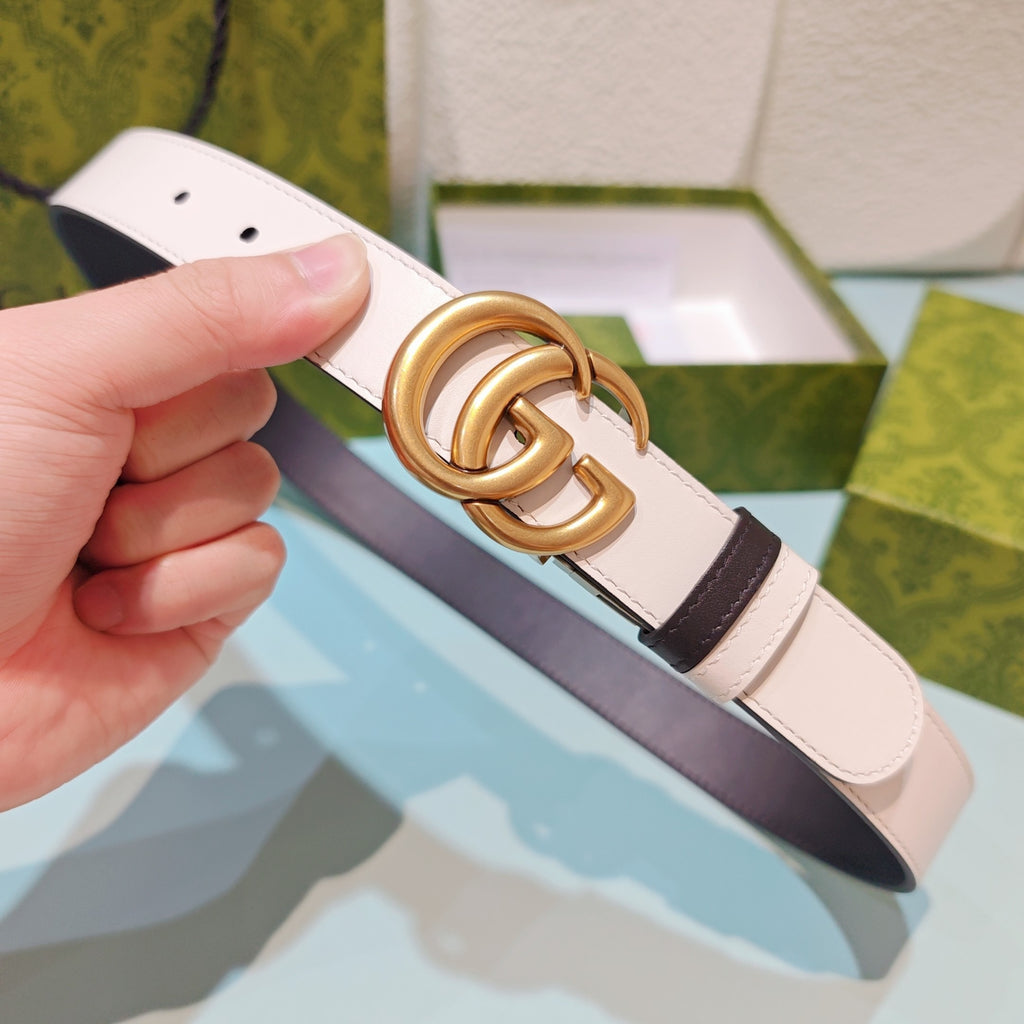 3.0cm Double-Sided Leather Belt