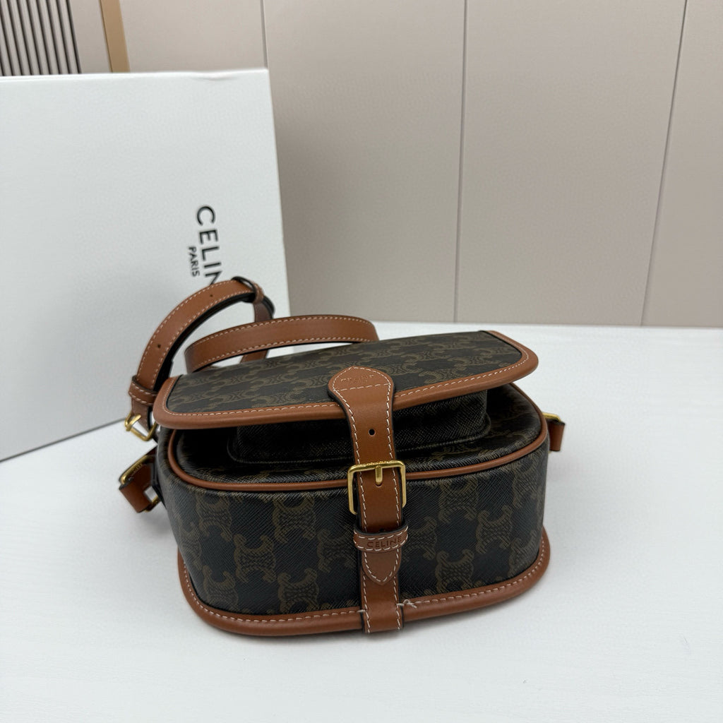 Monogram Saddle Bag – Compact Everyday Elegance